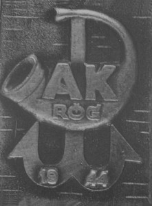Powojenna odznaka, upamiętniająca Powstańców Warszawskich 1944 roku - Zgrupowanie "Róg"